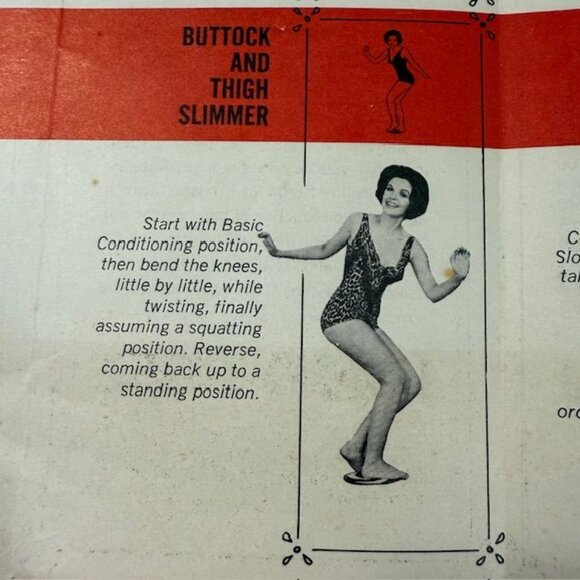 Vintage HYPNO-TWIST Hemco Equipment Mfg. Co. Spin Twist Exercise Disc - Picture 12 of 16